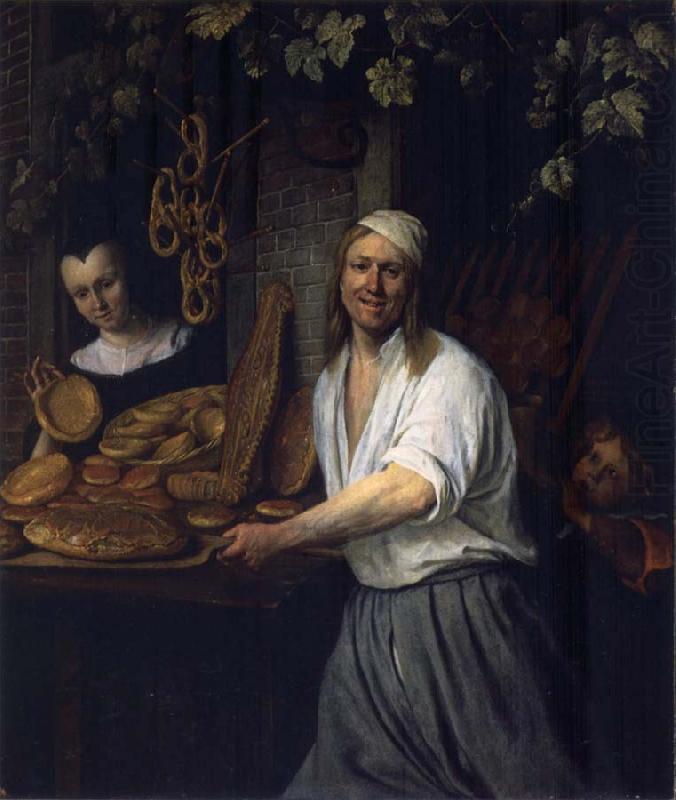 Jan Steen The Leiden Baker Arent Oostwaard and his wife Catharina Keizerswaard china oil painting image